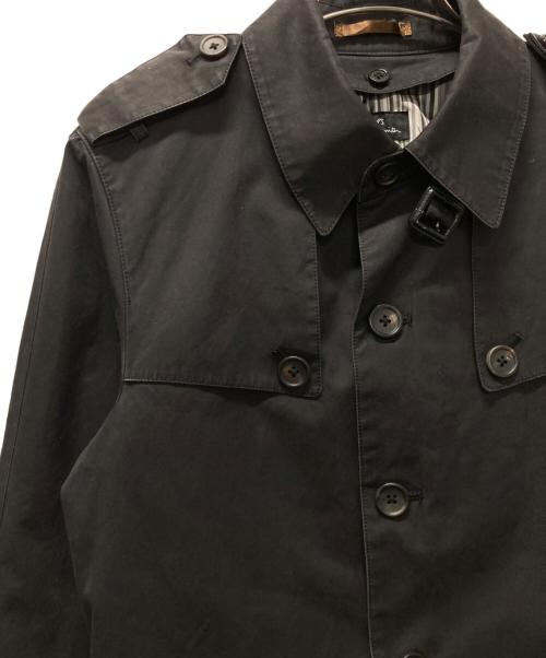 PS Paul Smith（ＰＳポールスミス）PS Paul Smith (ＰＳポールスミス) ライナー付シングルトレンチコート ブラック サイズ:Lの古着・服飾アイテム