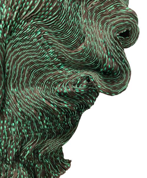 ISSEY MIYAKE（イッセイミヤケ）ISSEY MIYAKE (イッセイミヤケ) 3Dスチームストレッチジャケット グリーン サイズ:2の古着・服飾アイテム