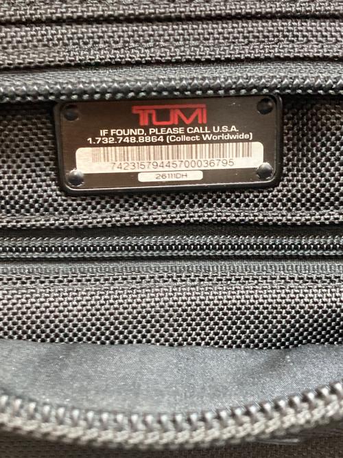TUMI（トゥミ）TUMI (トゥミ) ブリーフケース ブラックの古着・服飾アイテム