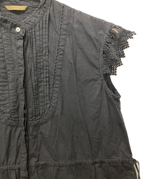Curensology（カレンソロジー）Curensology (カレンソロジー) コットンレースオールインワン ブラック サイズ:Fの古着・服飾アイテム
