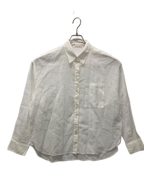 Noble（ノーブル）Noble (ノーブル) アキハストライプオーバーシャツ ホワイト サイズ:サイズ表記無しの古着・服飾アイテム