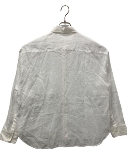 Noble（ノーブル）Noble (ノーブル) アキハストライプオーバーシャツ ホワイト サイズ:サイズ表記無しの古着・服飾アイテム
