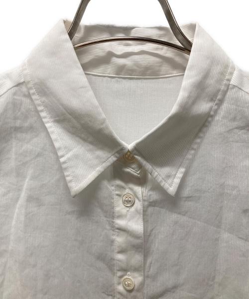 Noble（ノーブル）Noble (ノーブル) アキハストライプオーバーシャツ ホワイト サイズ:サイズ表記無しの古着・服飾アイテム