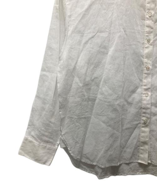Noble（ノーブル）Noble (ノーブル) アキハストライプオーバーシャツ ホワイト サイズ:サイズ表記無しの古着・服飾アイテム