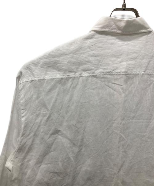 Noble（ノーブル）Noble (ノーブル) アキハストライプオーバーシャツ ホワイト サイズ:サイズ表記無しの古着・服飾アイテム