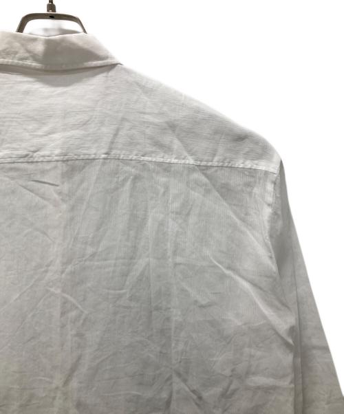 Noble（ノーブル）Noble (ノーブル) アキハストライプオーバーシャツ ホワイト サイズ:サイズ表記無しの古着・服飾アイテム