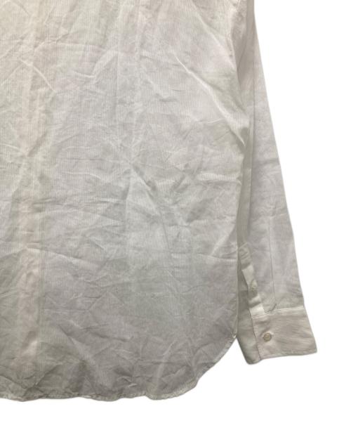 Noble（ノーブル）Noble (ノーブル) アキハストライプオーバーシャツ ホワイト サイズ:サイズ表記無しの古着・服飾アイテム