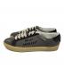 Saint Laurent Paris (サンローランパリ) COURT CLASSIC IN EMBROIDERED DESTROYED CANVAS グレー サイズ:36：10000円