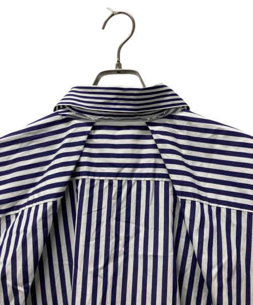 sacai（サカイ）sacai (サカイ) THOMAS MASON (トーマスメイソン) トーマスメイソンストライプ半袖シャツ ブルー サイズ:2の古着・服飾アイテム