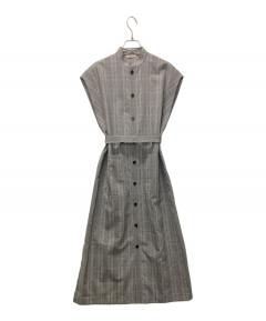 AURALEE HARD TWIST DOBBY DRESSキャミワンピース 中古・古着通販】AURALEE (オーラリー) HARD TWIST WOOL DOBBY DRESS
