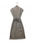 AURALEE (オーラリー) SUMMER WOOL GLEN CHECK ONE-PIECE/サマーウール グレンチェックワンピース グレー：18000円