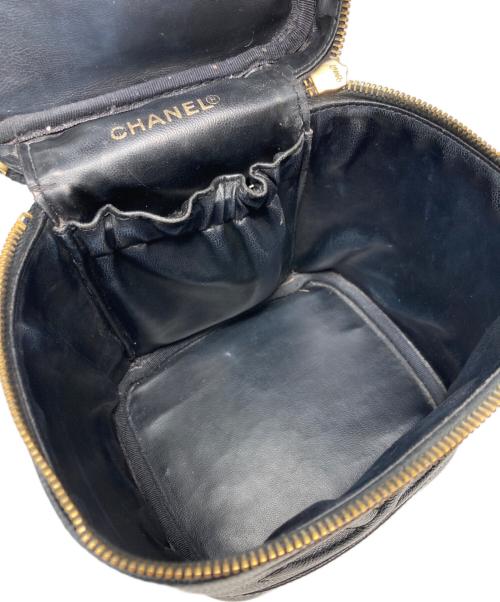 CHANEL（シャネル）CHANEL (シャネル) ココマークキャビアスキンバニティバッグ ブラックの古着・服飾アイテム
