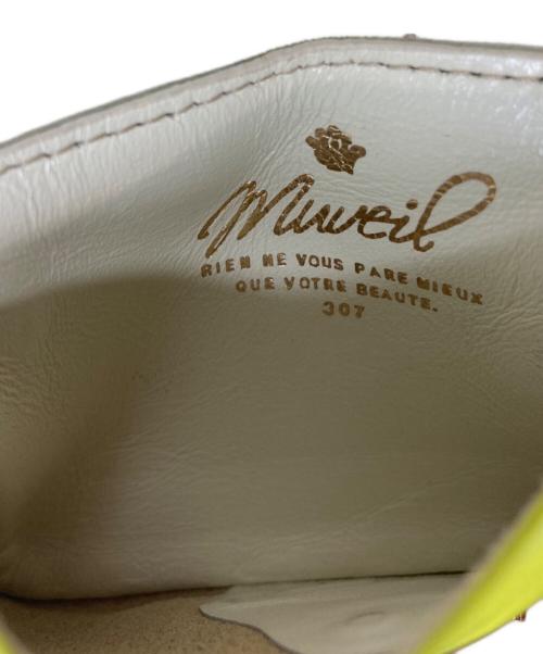 MUVEIL（ミュベール）MUVEIL (ミュベール) コインケース 黄緑の古着・服飾アイテム