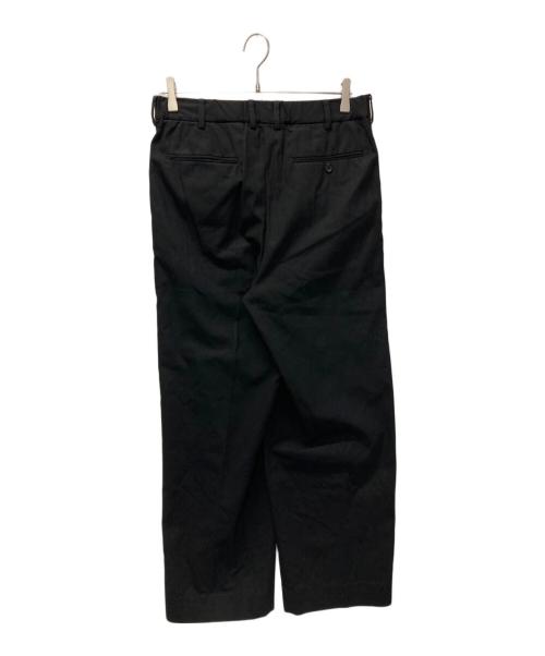MARKAWARE（マーカウェア）MARKAWARE (マーカウェア) CLASSIC FIT DOUBLE PLEATED TROUSERS ブラック サイズ:２の古着・服飾アイテム