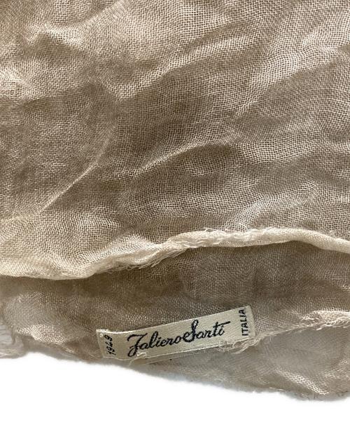FALIERO SARTI（ファリエロサルティ）FALIERO SARTI (ファリエロサルティ) カシミヤブレンドストール ベージュの古着・服飾アイテム
