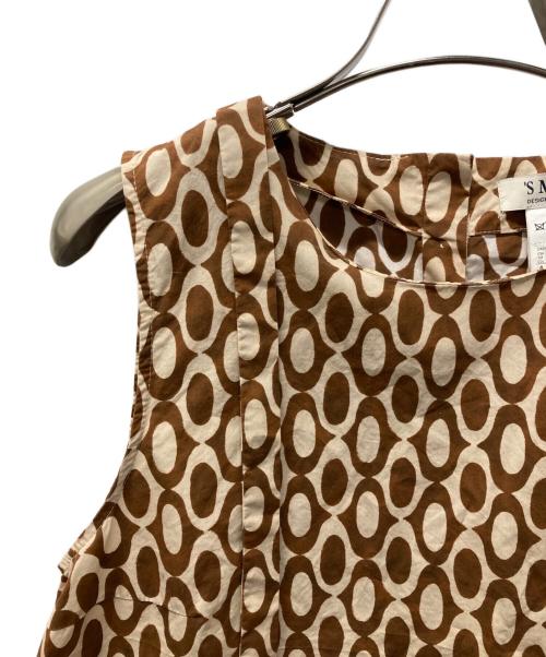 'S Max Mara（エスマックスマーラ）'S Max Mara (エスマックスマーラ) ノースリーブブラウス ブラウン サイズ:38の古着・服飾アイテム