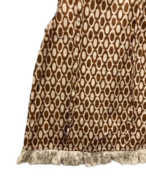 'S Max Mara（エスマックスマーラ）'S Max Mara (エスマックスマーラ) ノースリーブブラウス ブラウン サイズ:38の古着・服飾アイテム