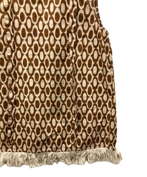 'S Max Mara（エスマックスマーラ）'S Max Mara (エスマックスマーラ) ノースリーブブラウス ブラウン サイズ:38の古着・服飾アイテム