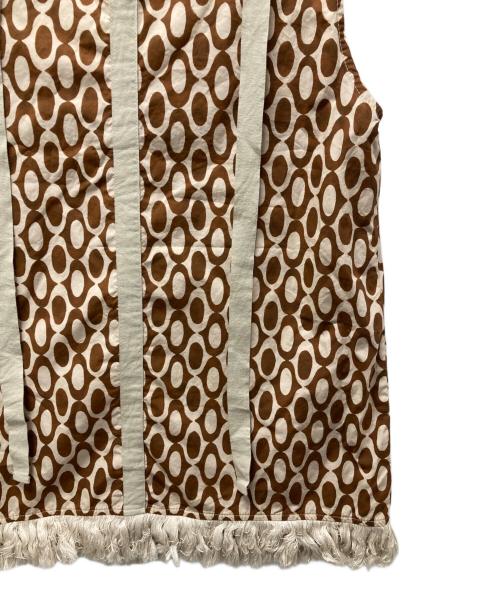 'S Max Mara（エスマックスマーラ）'S Max Mara (エスマックスマーラ) ノースリーブブラウス ブラウン サイズ:38の古着・服飾アイテム