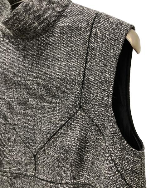 DRIES VAN NOTEN（ドリスヴァンノッテン）DRIES VAN NOTEN (ドリスヴァンノッテン) ノースリーブワンピース グレー サイズ:36の古着・服飾アイテム