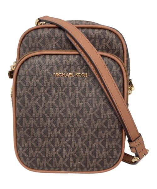 MICHAEL KORS（マイケルコース）MICHAEL KORS (マイケルコース) ショルダーバッグ ブラウンの古着・服飾アイテム