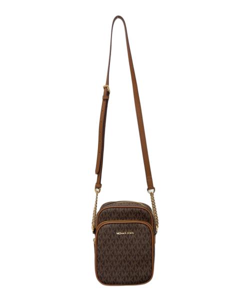 MICHAEL KORS（マイケルコース）MICHAEL KORS (マイケルコース) ショルダーバッグ ブラウンの古着・服飾アイテム