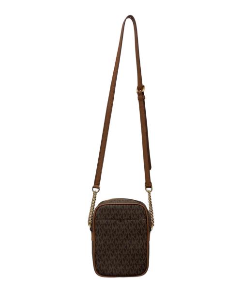 MICHAEL KORS（マイケルコース）MICHAEL KORS (マイケルコース) ショルダーバッグ ブラウンの古着・服飾アイテム