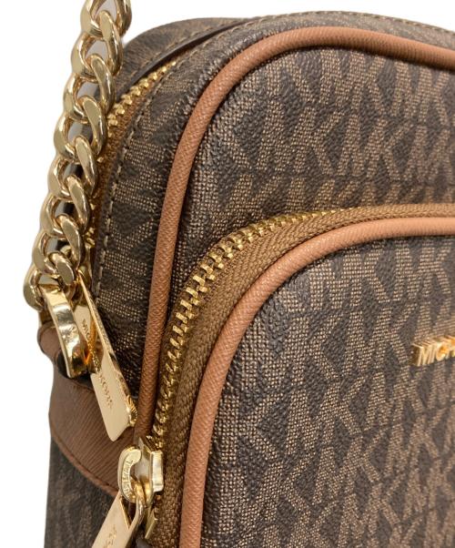 MICHAEL KORS（マイケルコース）MICHAEL KORS (マイケルコース) ショルダーバッグ ブラウンの古着・服飾アイテム