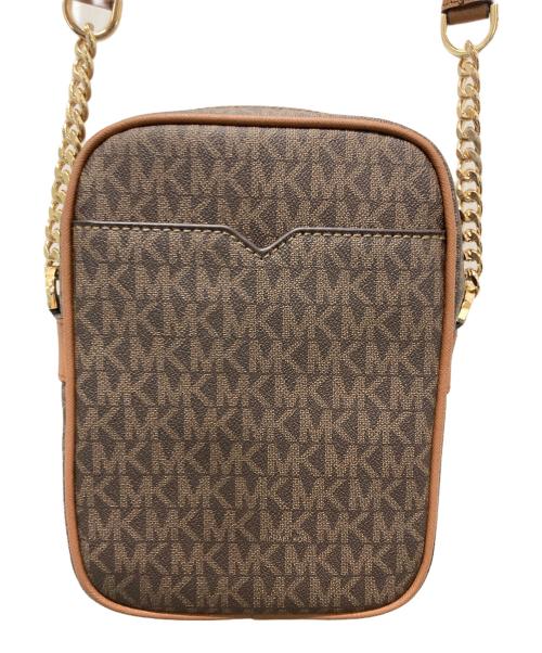 MICHAEL KORS（マイケルコース）MICHAEL KORS (マイケルコース) ショルダーバッグ ブラウンの古着・服飾アイテム