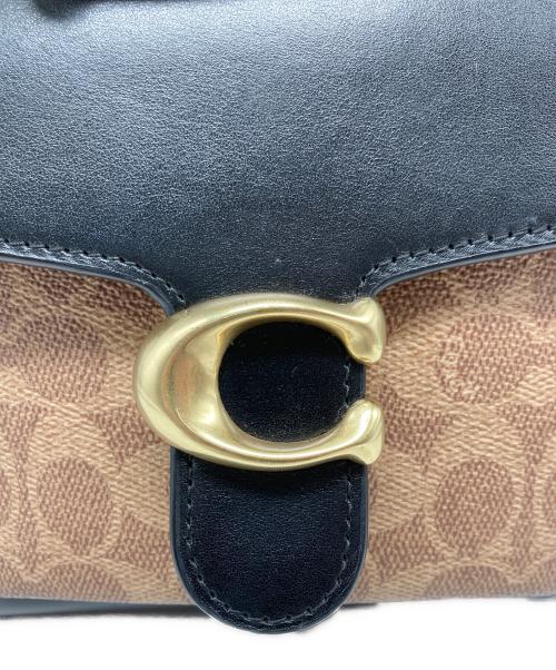COACH（コーチ）COACH (コーチ) ショルダーバッグ ブラック×ベージュの古着・服飾アイテム
