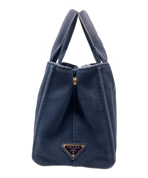 PRADA（プラダ）PRADA (プラダ) 2WAYデニムトートバッグ ネイビーの古着・服飾アイテム