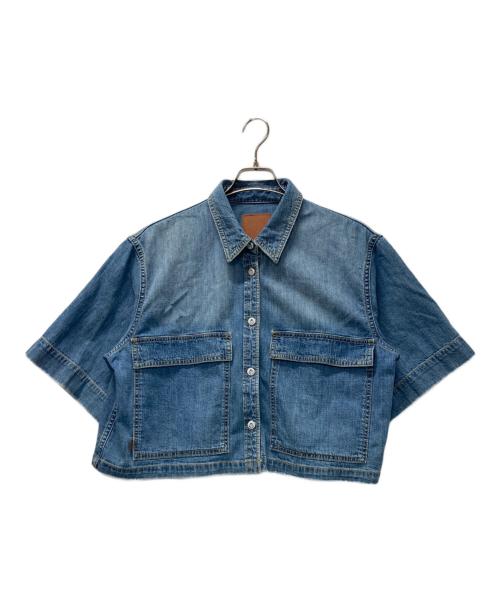 Spick and Span（スピック＆スパン）Spick and Span (スピック＆スパン) 5 1/2 HALF Sleeve Shirt インディゴ サイズ:Fの古着・服飾アイテム