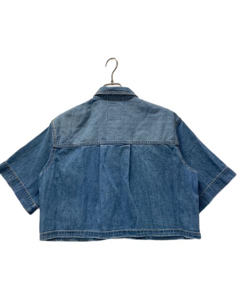 Spick and Span（スピック＆スパン）Spick and Span (スピック＆スパン) 5 1/2 HALF Sleeve Shirt インディゴ サイズ:Fの古着・服飾アイテム