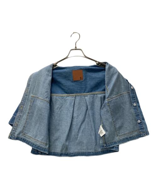 Spick and Span（スピック＆スパン）Spick and Span (スピック＆スパン) 5 1/2 HALF Sleeve Shirt インディゴ サイズ:Fの古着・服飾アイテム
