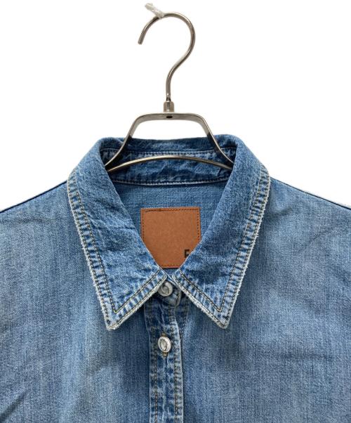 Spick and Span（スピック＆スパン）Spick and Span (スピック＆スパン) 5 1/2 HALF Sleeve Shirt インディゴ サイズ:Fの古着・服飾アイテム