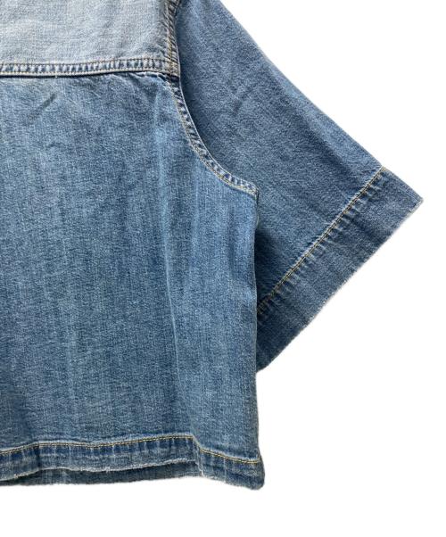 Spick and Span（スピック＆スパン）Spick and Span (スピック＆スパン) 5 1/2 HALF Sleeve Shirt インディゴ サイズ:Fの古着・服飾アイテム