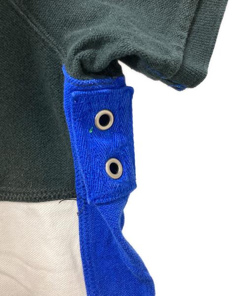 POLO RALPH LAUREN（ポロ・ラルフローレン）POLO RALPH LAUREN (ポロ・ラルフローレン) ポロシャツ ブラック×ホワイト サイズ:XLの古着・服飾アイテム