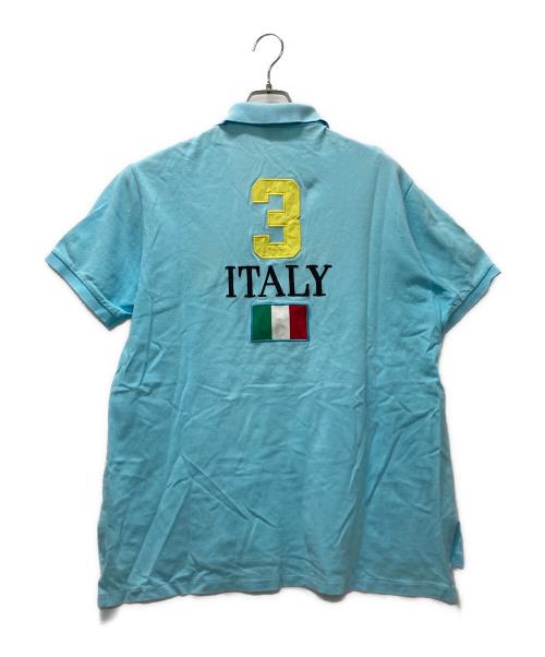 POLO RALPH LAUREN（ポロ・ラルフローレン）POLO RALPH LAUREN (ポロ・ラルフローレン) ビッグポニーポロシャツ スカイブルー サイズ:XLの古着・服飾アイテム