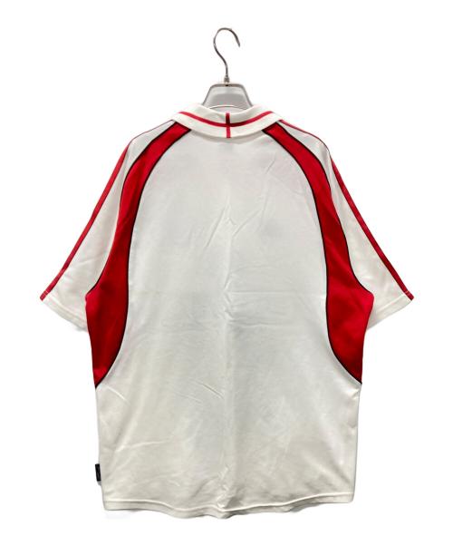 adidas（アディダス）adidas (アディダス) 00'sACミラン アウェイユニフォーム ホワイト×レッド サイズ:2XLの古着・服飾アイテム