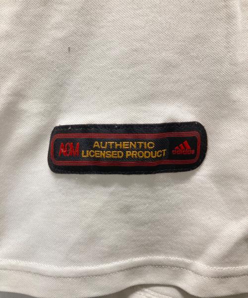 adidas（アディダス）adidas (アディダス) 00'sACミラン アウェイユニフォーム ホワイト×レッド サイズ:2XLの古着・服飾アイテム