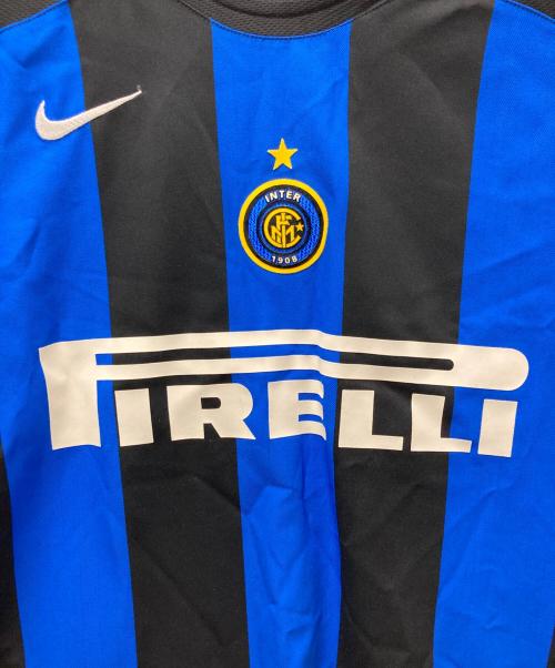 NIKE（ナイキ）NIKE (ナイキ) インテル 05-06ホーム サッカーユニフォーム ブルー サイズ:Lの古着・服飾アイテム