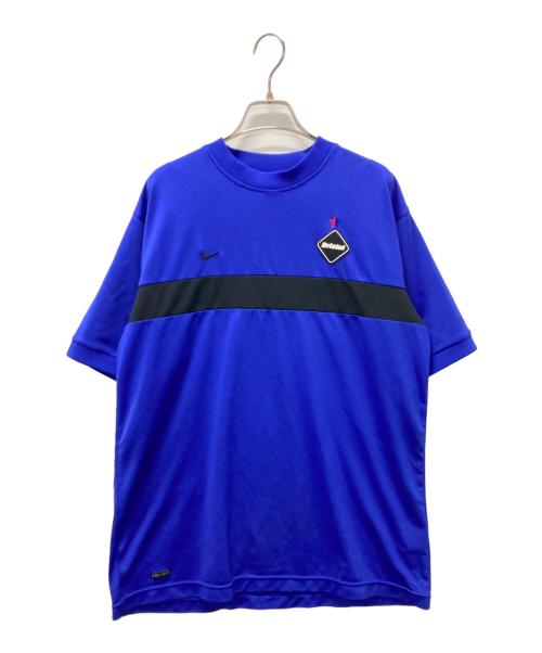 F.C.R.B.（エフシーレアルブリストル）F.C.R.B. (エフシーレアルブリストル) ロゴTシャツ ブルー サイズ:Mの古着・服飾アイテム