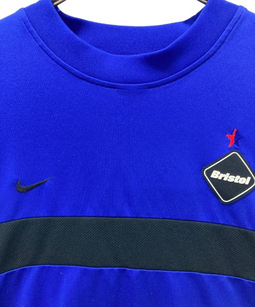 F.C.R.B.（エフシーレアルブリストル）F.C.R.B. (エフシーレアルブリストル) ロゴTシャツ ブルー サイズ:Mの古着・服飾アイテム