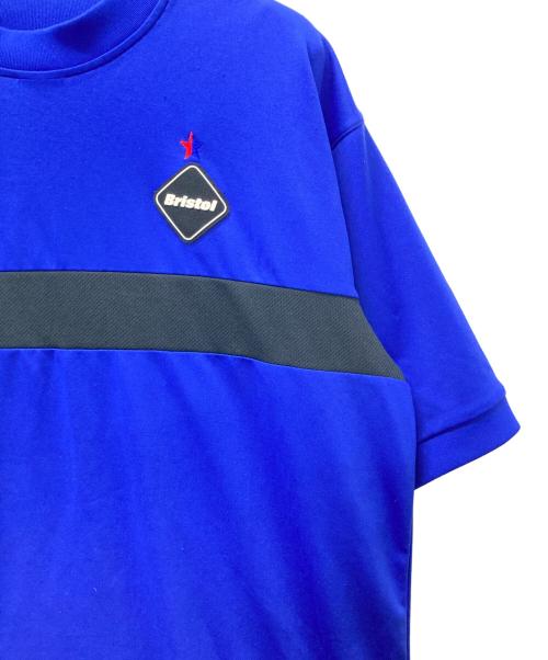 F.C.R.B.（エフシーレアルブリストル）F.C.R.B. (エフシーレアルブリストル) ロゴTシャツ ブルー サイズ:Mの古着・服飾アイテム