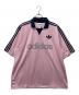 adidas Originals（アディダスオリジナル）の古着「襟付きゴーリートップ」｜ピンク