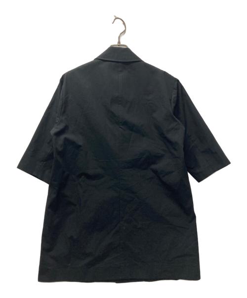 HER.（ハー）HER. (ハー) ハーフスリーブテーラードジャケット ブラック サイズ:Fの古着・服飾アイテム