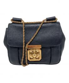 Chloe（クロエ）の古着「チェーンショルダーバッグ」｜ブラック