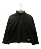 ORCIVALオーシバル）の古着「HALF ZIP LONGSLEEVE PULLOVER」｜ブラック