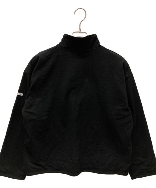 ORCIVAL（オーシバル）ORCIVAL (オーシバル) HALF ZIP LONGSLEEVE PULLOVER ブラック サイズ:１ 未使用品の古着・服飾アイテム
