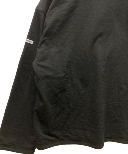 ORCIVAL（オーシバル）ORCIVAL (オーシバル) HALF ZIP LONGSLEEVE PULLOVER ブラック サイズ:１ 未使用品の古着・服飾アイテム